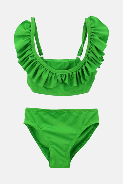 Forum Kız Çocuk Bikini Takımı Fırfır Detaylı