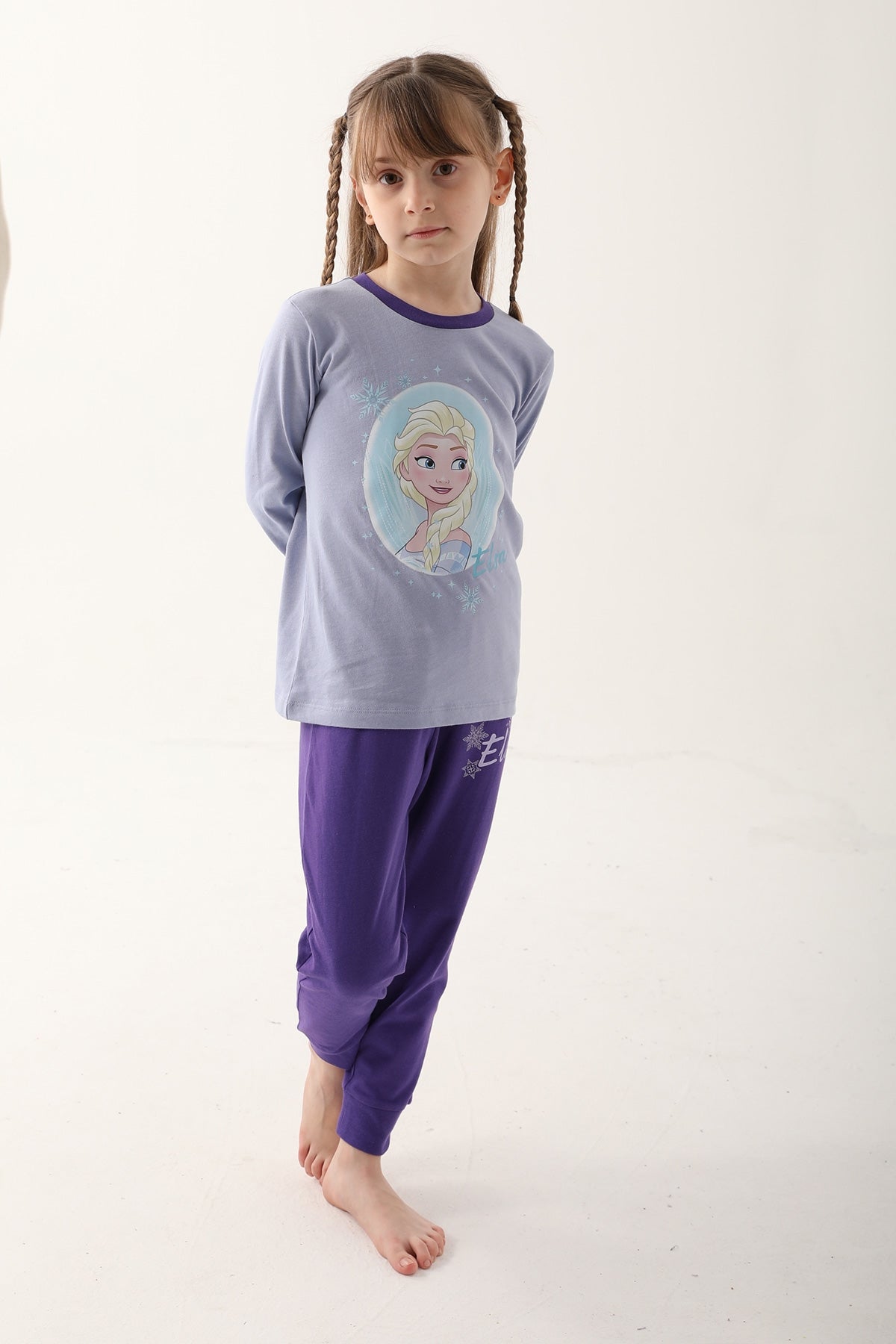 Frozen Kız Çocuk Pijama Takımı Süprem