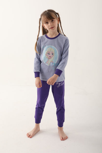 Frozen Kız Çocuk Pijama Takımı Süprem