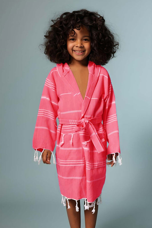 Gözde Unisex Çocuk Sultan Peştemal Bornoz