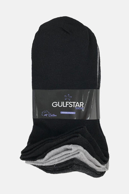 Gulfstar Erkek Patik Çorap 3'Lü Pamuklu