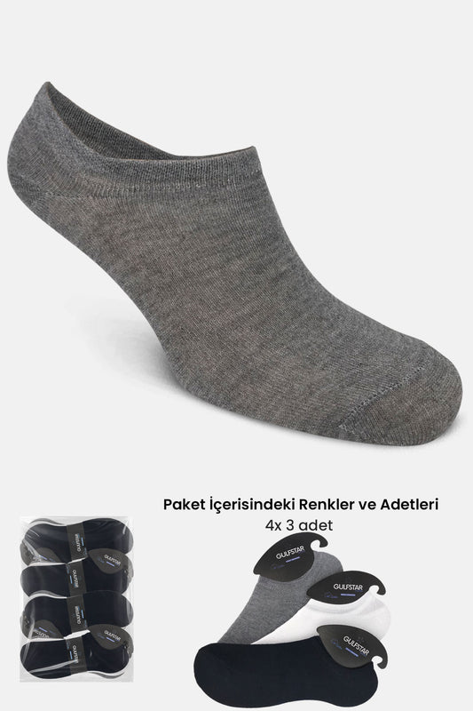 Gulfstar Erkek Sneaker 3'lü Çorap