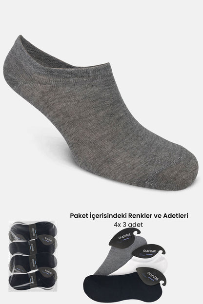Gulfstar Erkek Sneaker 3'lü Çorap