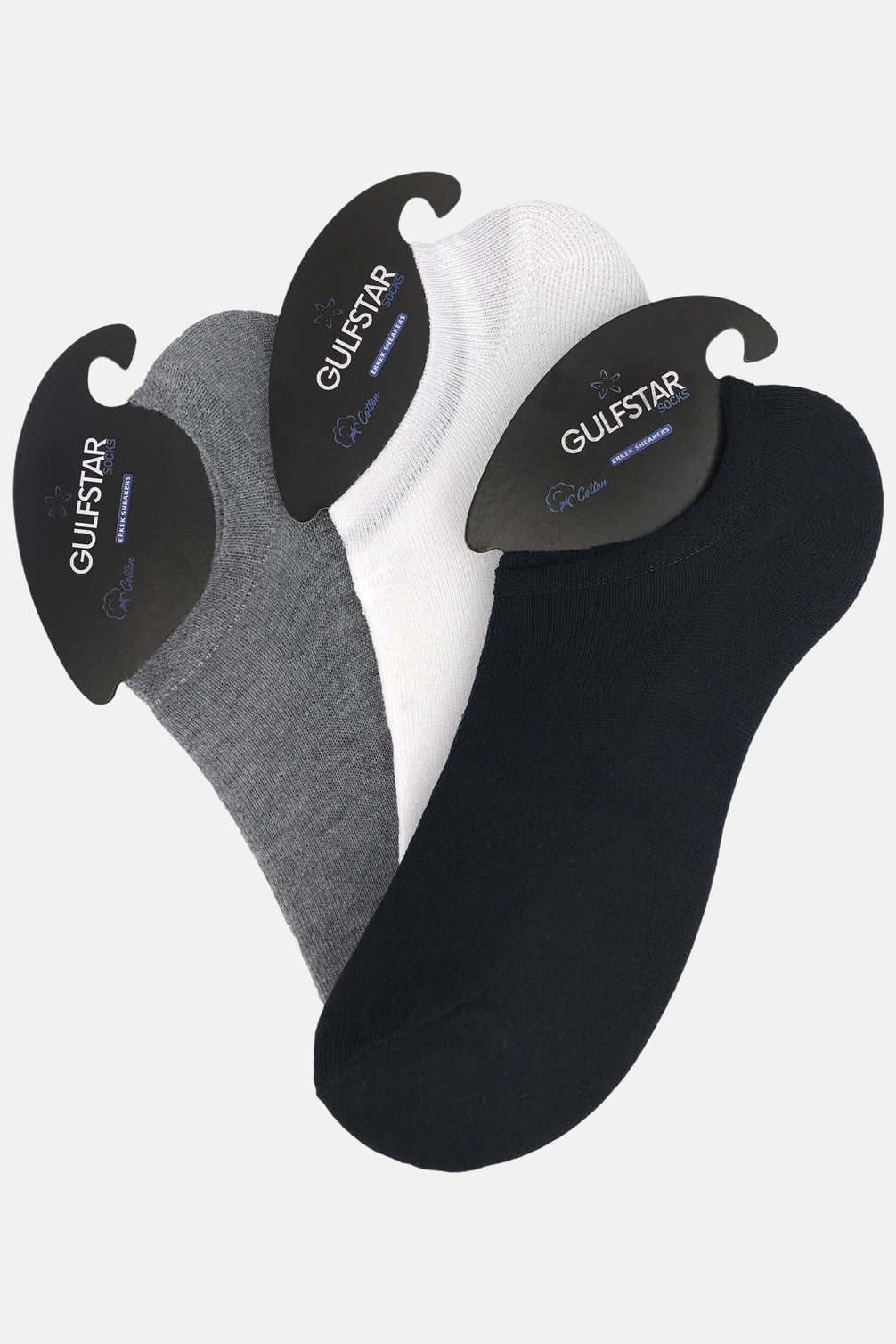 Gulfstar Erkek Sneaker 3'lü Çorap