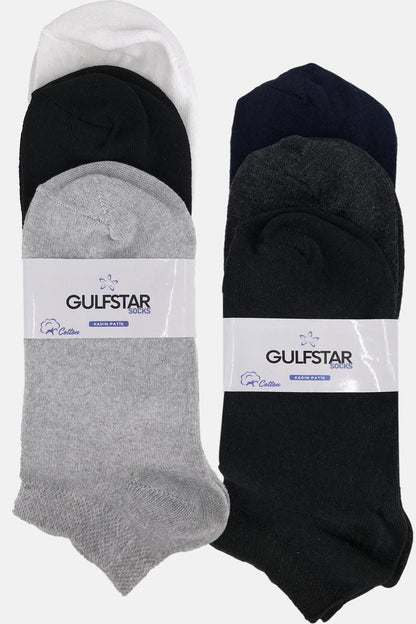 Gulfstar Kadın Patik Çorap 3'Lü Pamuklu