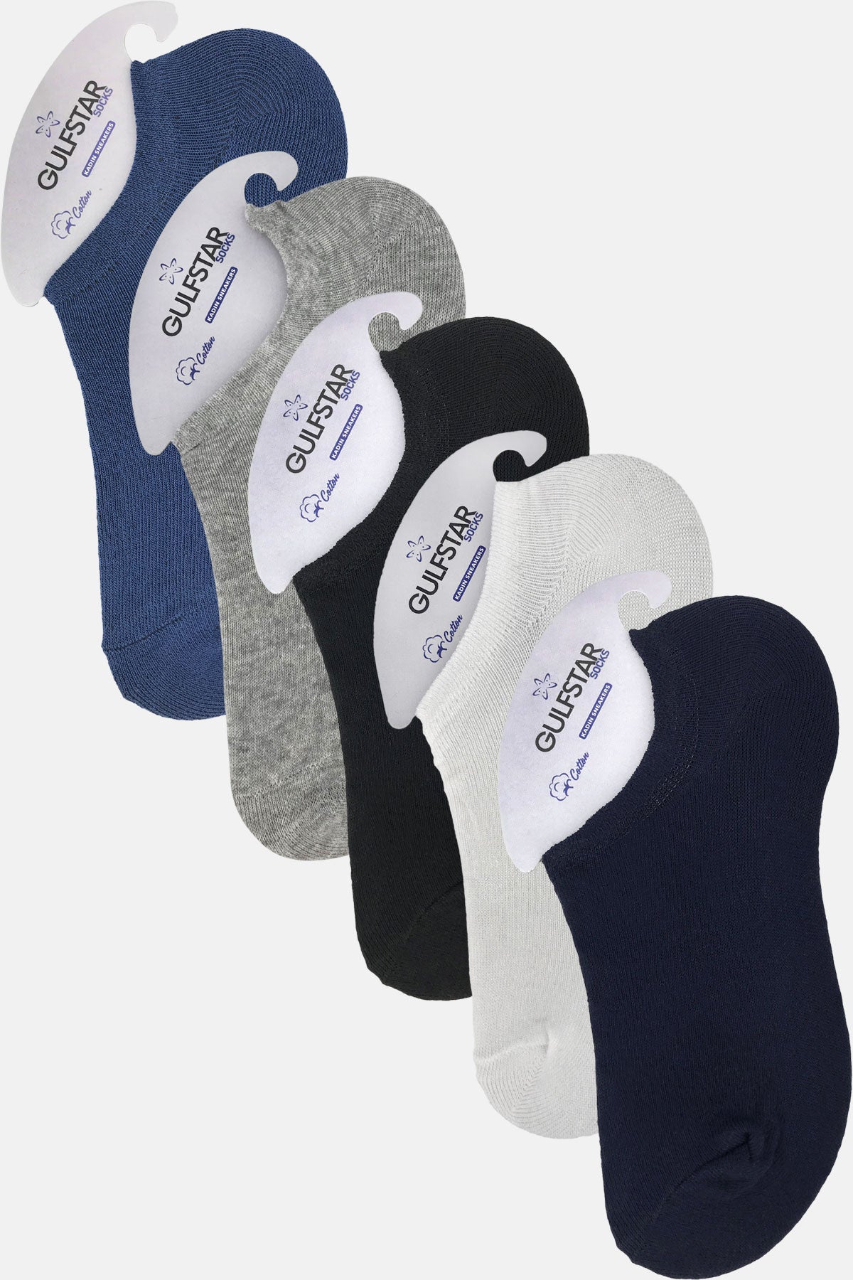 Gulfstar Kadın Sneaker 3'lü Çorap