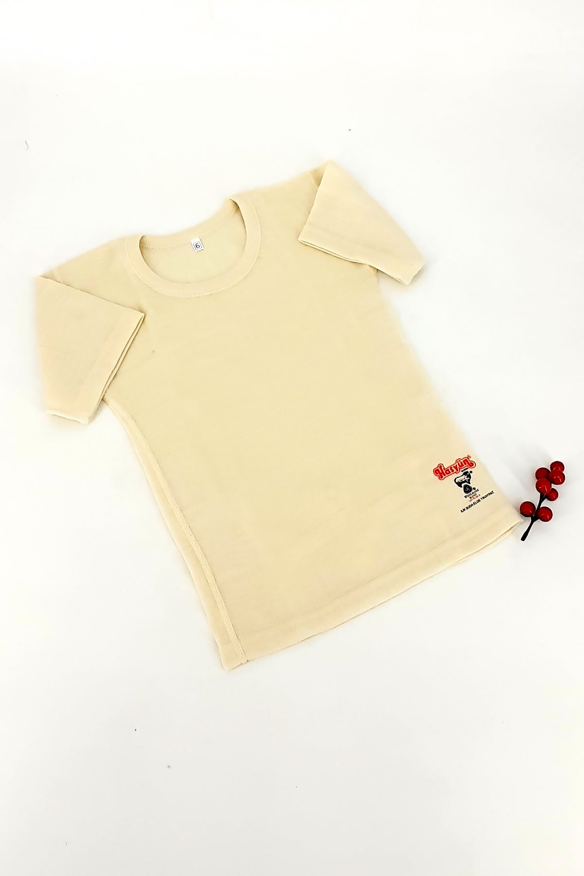 Hasyün Unisex Çocuk Termal Üst Yün İçlik Atlet