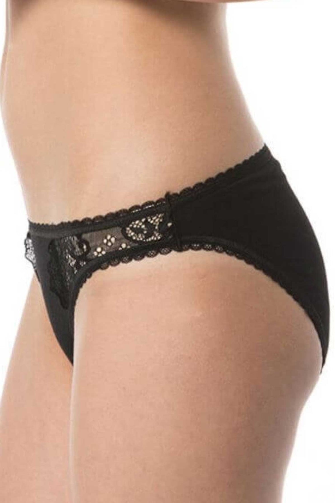 İmer Kadın Dantel Detaylı Modal Slip Külot