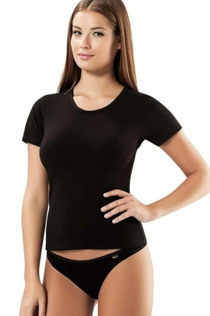 İmer Kadın Kısa Kol Sıfır Yaka Bady