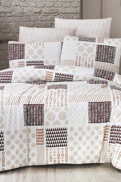 İpexi Nevresim Takımı Monica Desen Çift Kişilik Kutulu Çarşaf 240x260 Nevresim 200x220