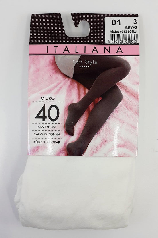 İtaliana Kadın İnce Külotlu Çorap Mikro 40