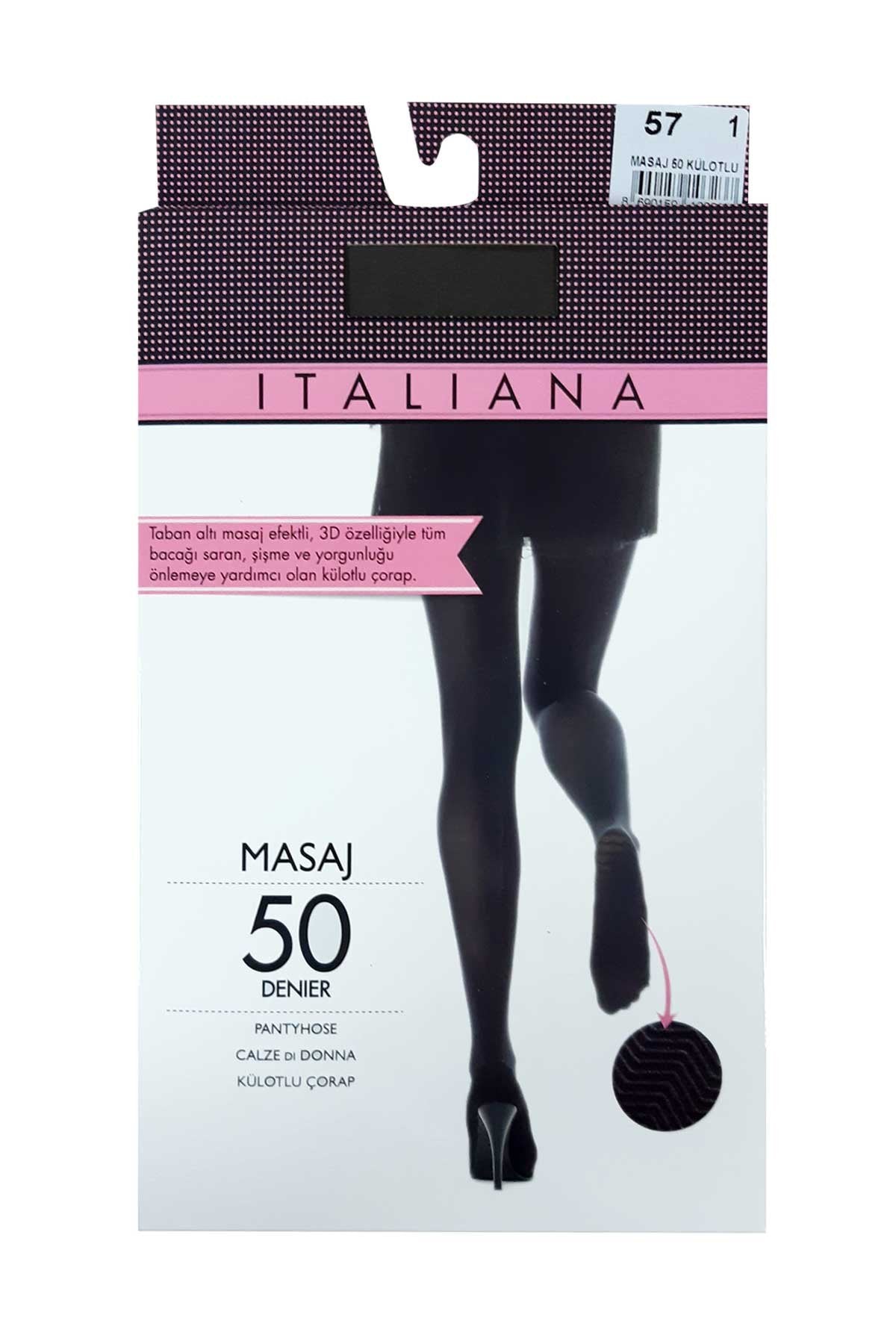 İtaliana Kadın Külotlu Çorap Masaj Tabanlı 50