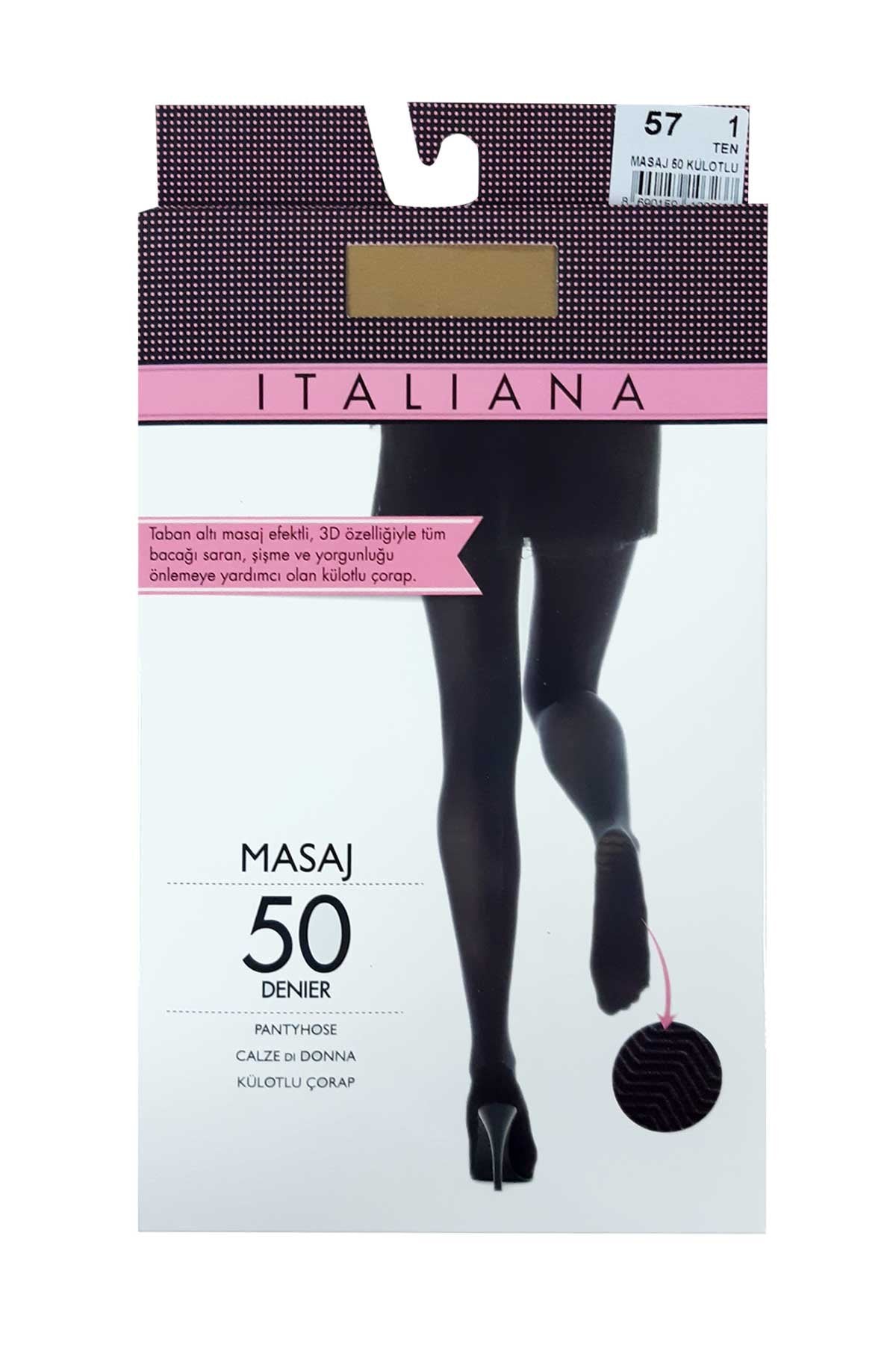 İtaliana Kadın Külotlu Çorap Masaj Tabanlı 50