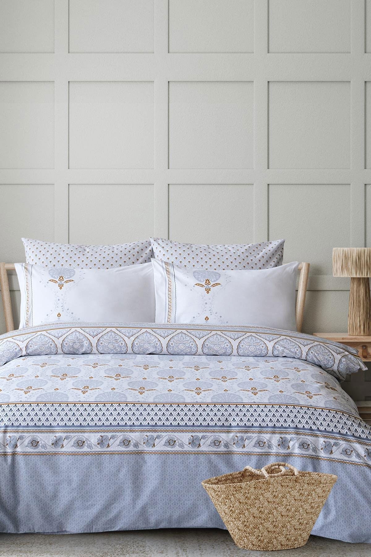 İyi Geceler İstanbul Nevresim Takımı Çift Kişilik Lalezar Pamuklu