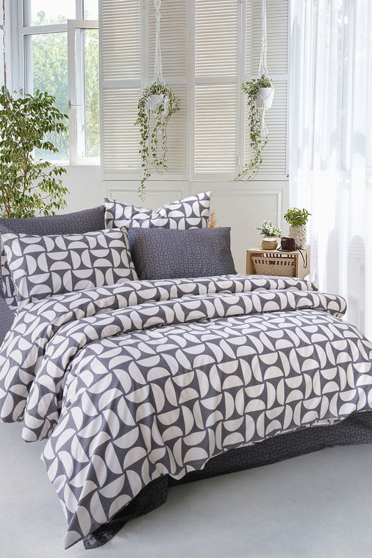 İyi Geceler İstanbul Nevresim Takımı Çift Kişilik Odeon Pamuklu