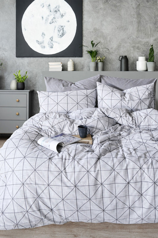 İyi Geceler İstanbul Nevresim Takımı Çift Kişilik Petra Pamuklu