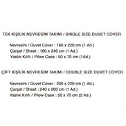İyi Geceler İstanbul Nevresim Takımı Çift Kişilik Scala Pamuklu