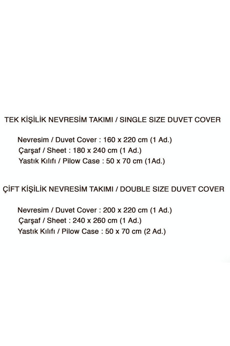 İyi Geceler İstanbul Nevresim Takımı Çift Kişilik Scala Pamuklu