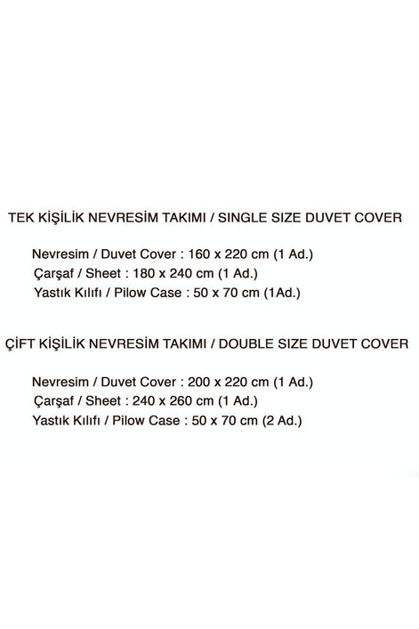 İyi Geceler İstanbul Nevresim Takımı Tek Kişilik Petra Pamuklu