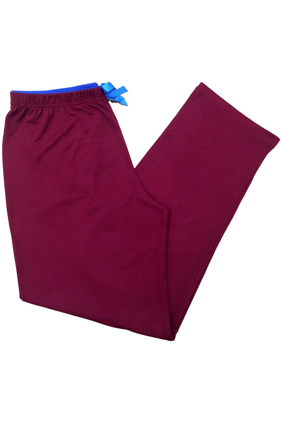 Kadın Tek Alt Baskılı Yüksel Bel Pijama Viskon Kumaş