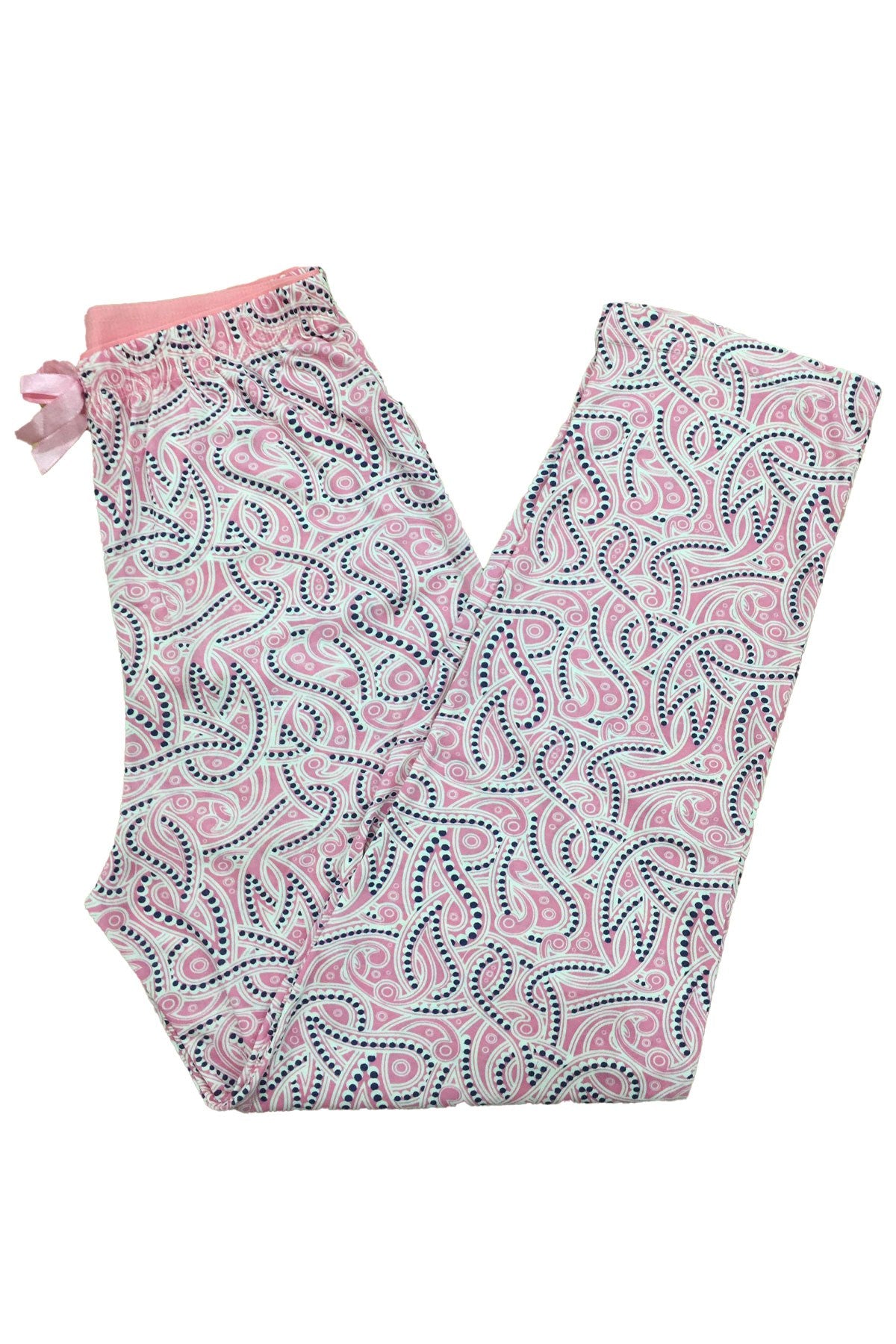 Kadın Tek Alt Baskılı Yüksel Bel Pijama Viskon Kumaş