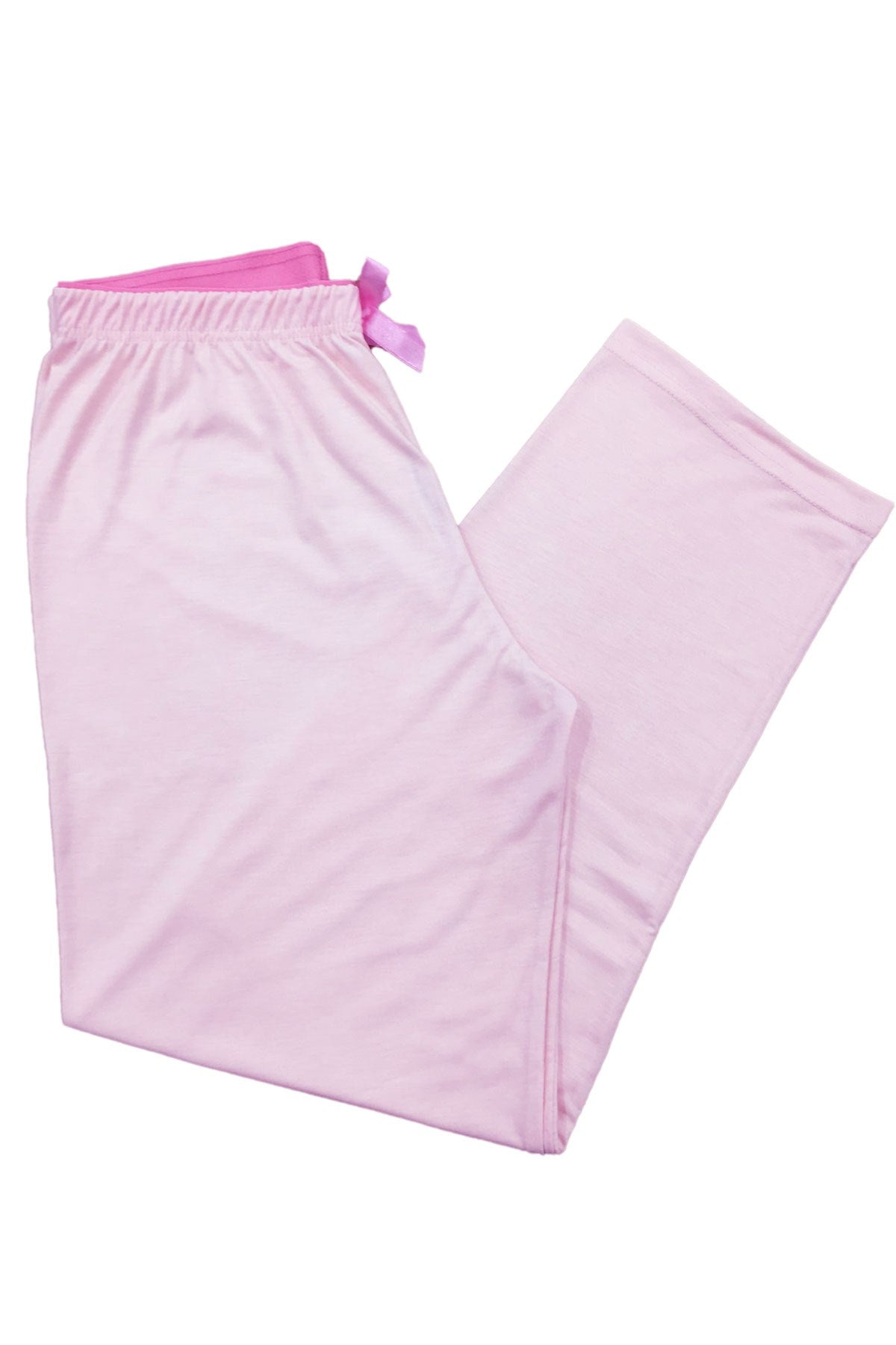 Kadın Tek Alt Baskılı Yüksel Bel Pijama Viskon Kumaş