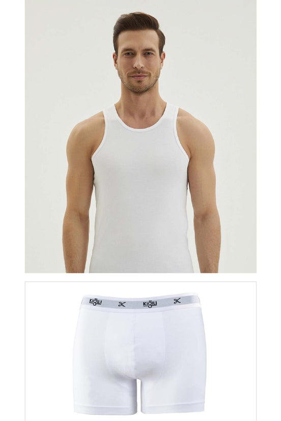 Kiğılı Erkek Comfort Modal Pamuk Atlet Boxer Seti