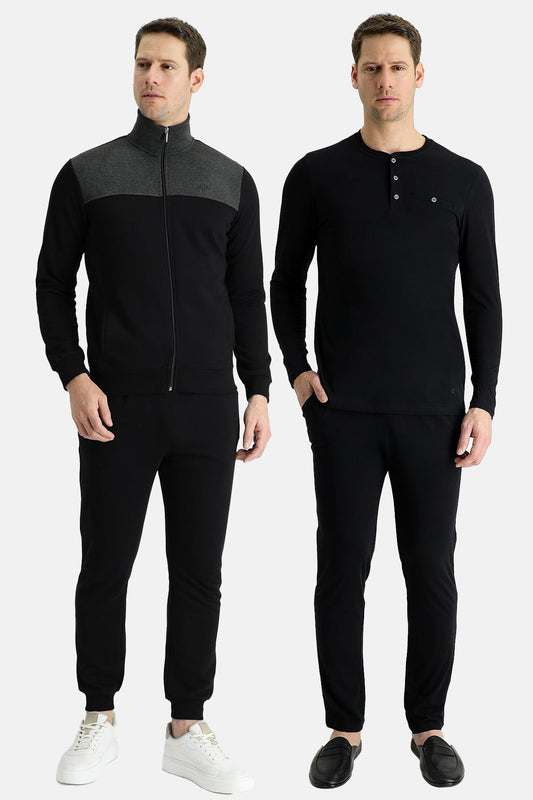 Kiğılı Erkek Eşofman Pijama 4'lü Set