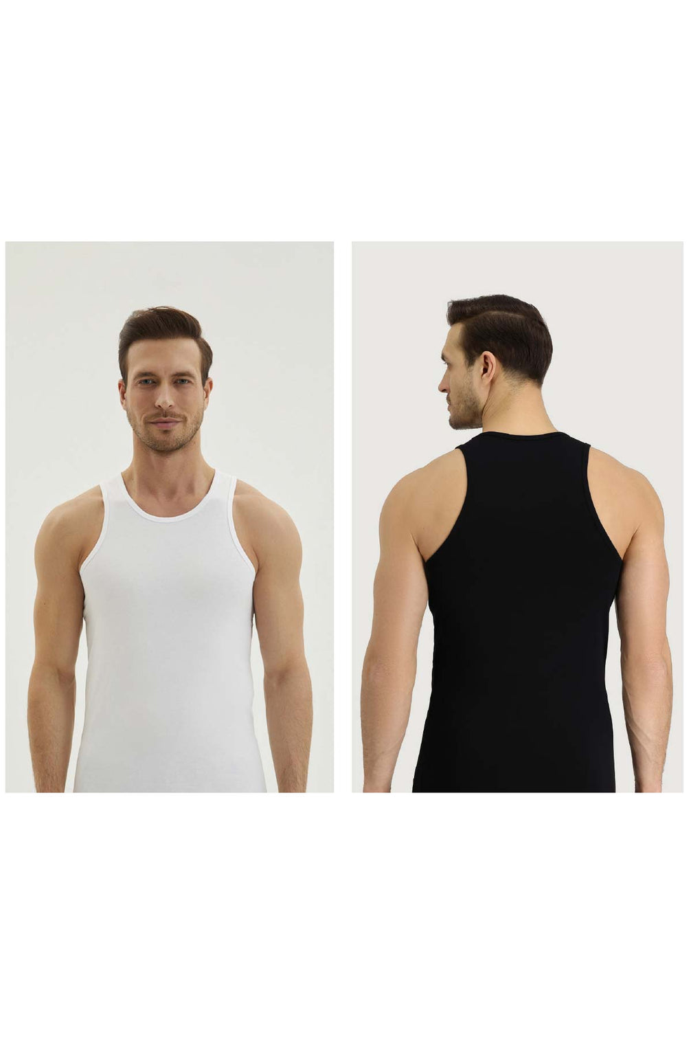 Kiğılı Erkek Trendy Pamuk 2'li Atlet Set