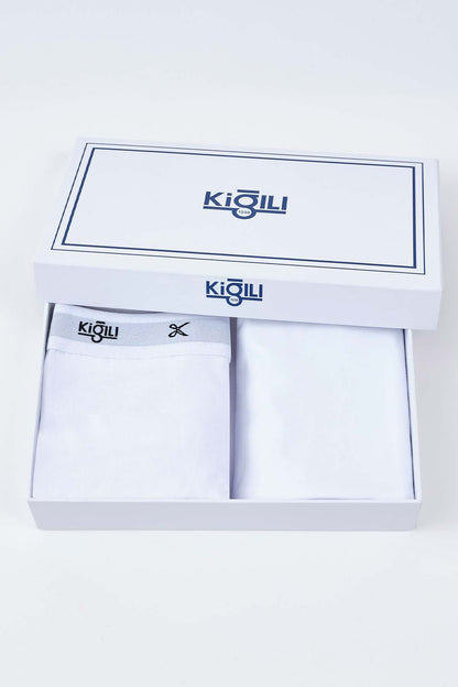 Kiğılı Erkek Trendy Pamuk 2'li Sporcu Atlet Boxer Set