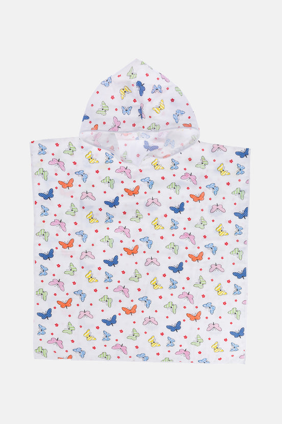 Kitti Unisex Çocuk Plaj Havlusu Panço