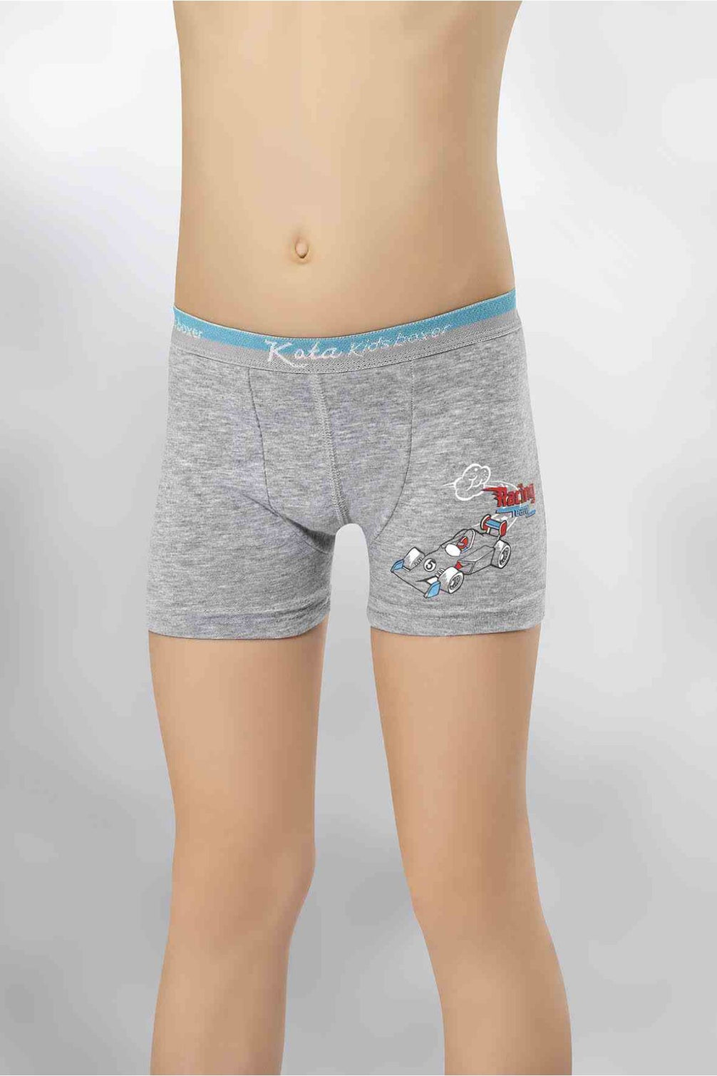 Kota Erkek Çocuk Boxer Baskılı Penye