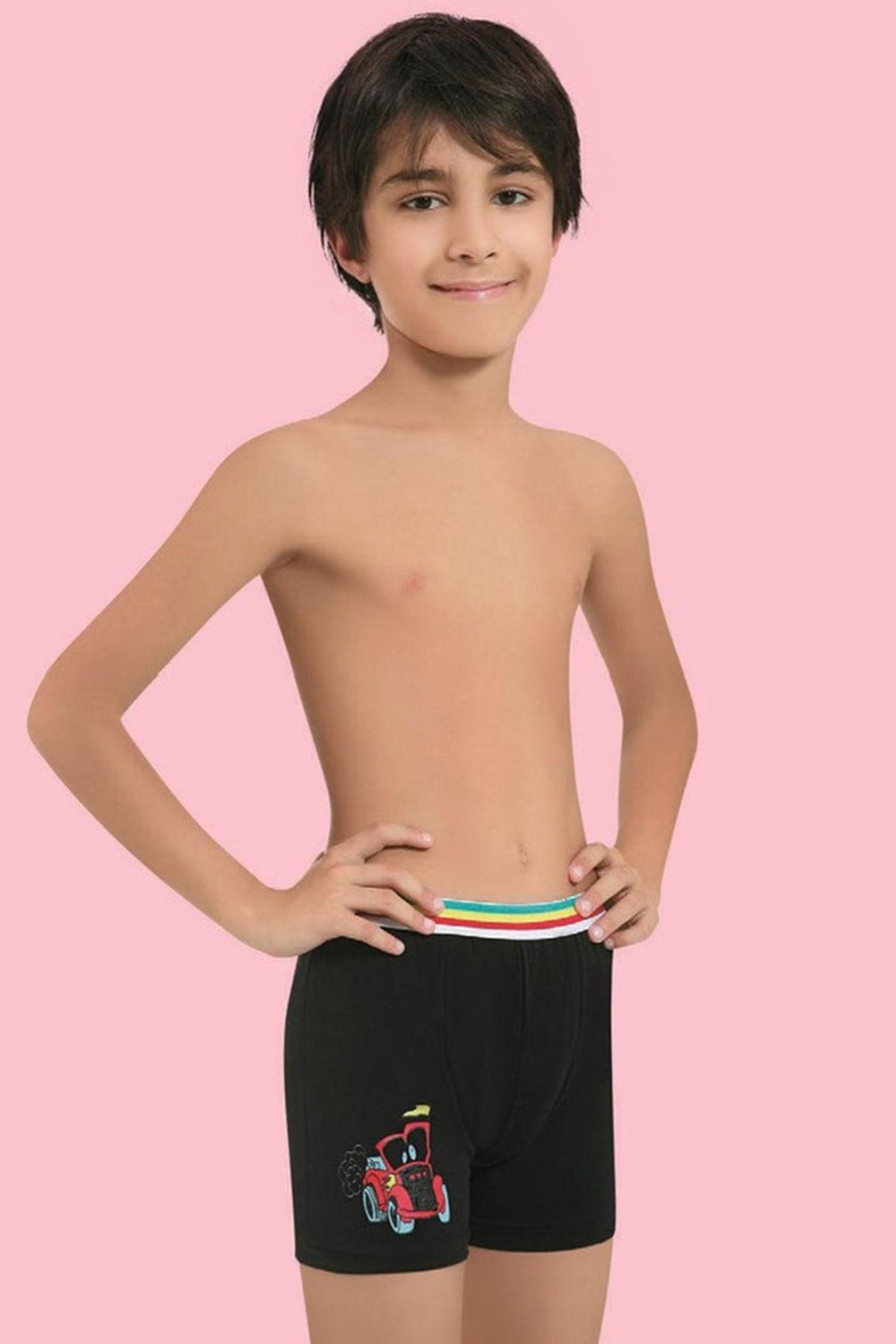 Kota Erkek Çocuk Boxer Baskılı Penye