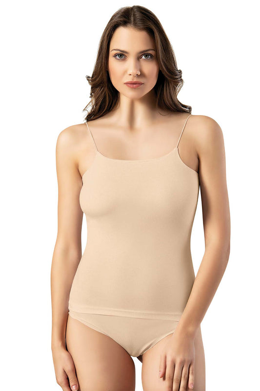 Kota Kadın Atlet İp Askılı Modelli Penye