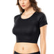 Kota Kadın Tek Büstiyer Yuvarlak Yaka Yarım Kol Ribana