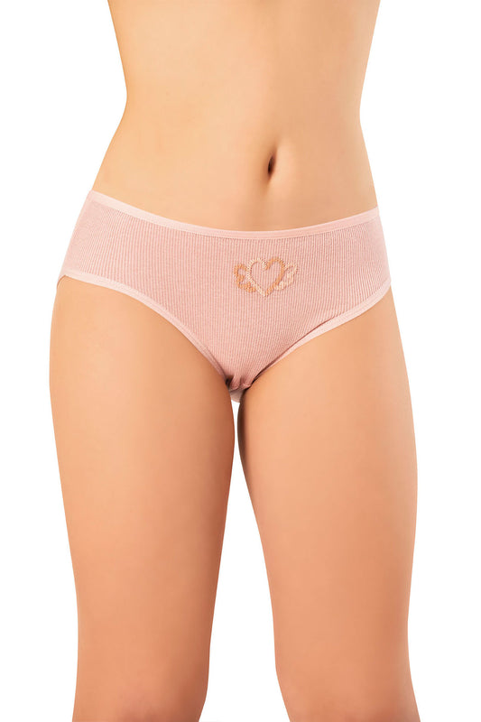 Kota Kız Çocuk Slip Külot Kaşkorse Kabartma Baskılı Modal