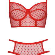 Koza Glam Lace Balenli Sütyen Takım