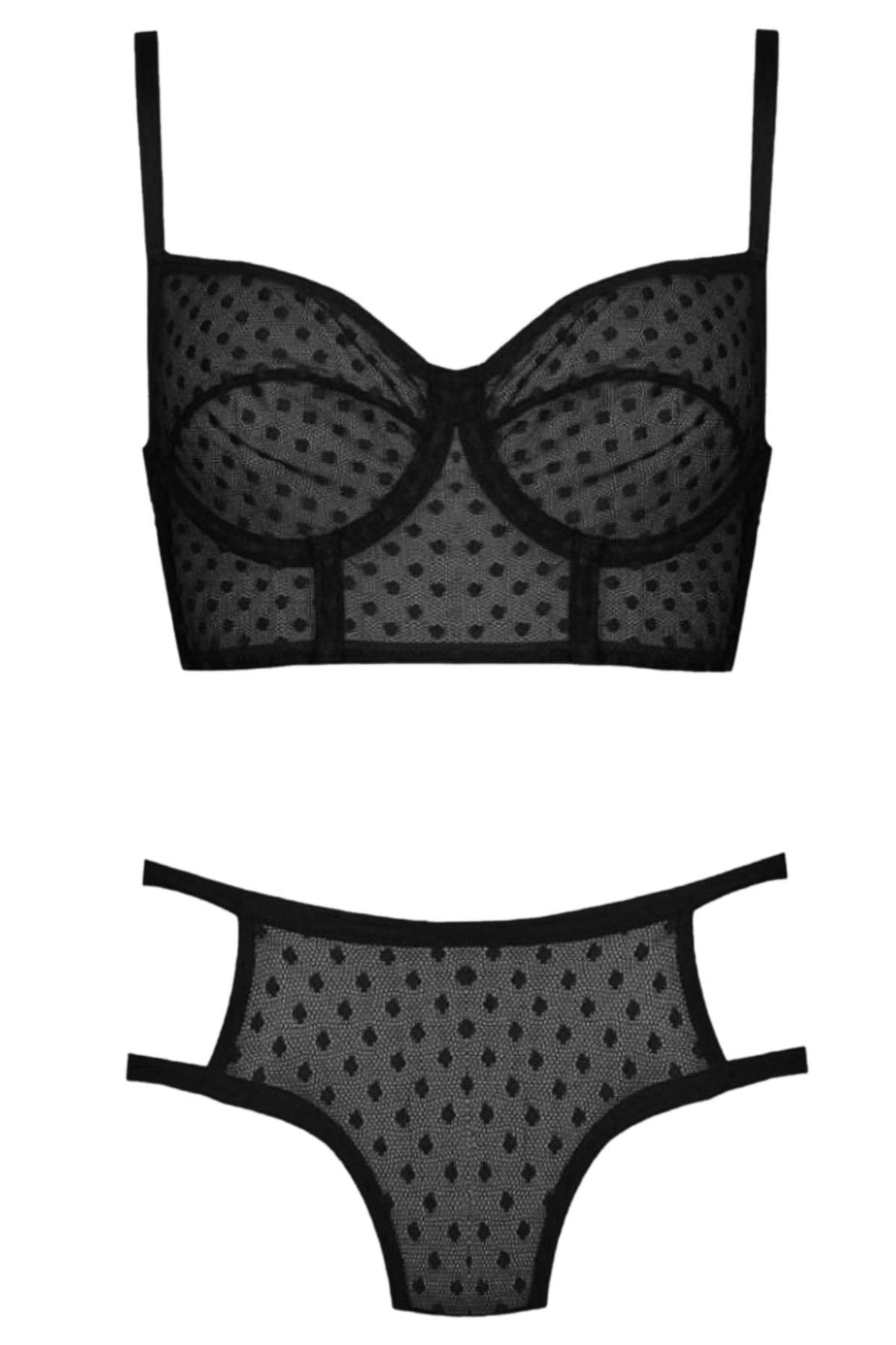 Koza Glam Lace Balenli Sütyen Takım