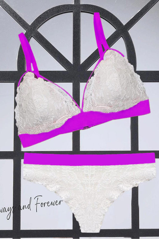 Koza Kadın Dantelli Sütyen Külot Takımı