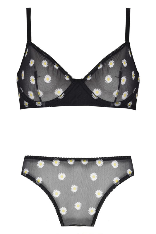 Koza Kadın My Daisy Balenli Desteksiz Sütyen Külot Takım