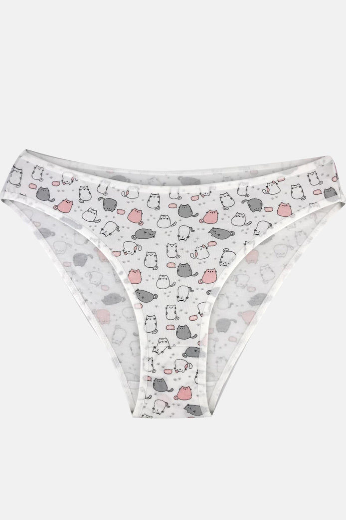 Koza Kadın Slip Külot Bikini Desenli