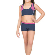 Ladytes Kız Çocuk Yüzücü Şortlu Bikini Takımı