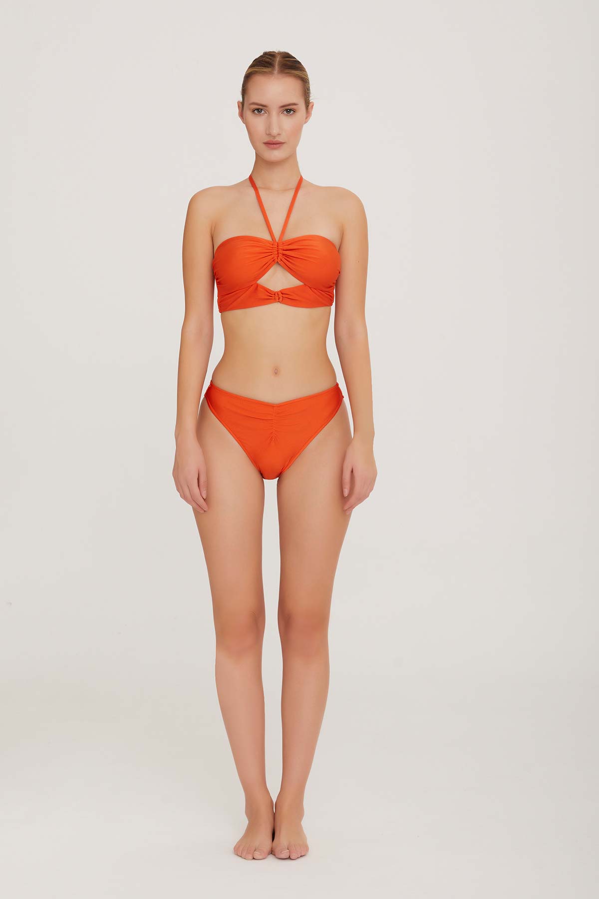 Lapieno Kadın Önü Büzgülü Bikini
