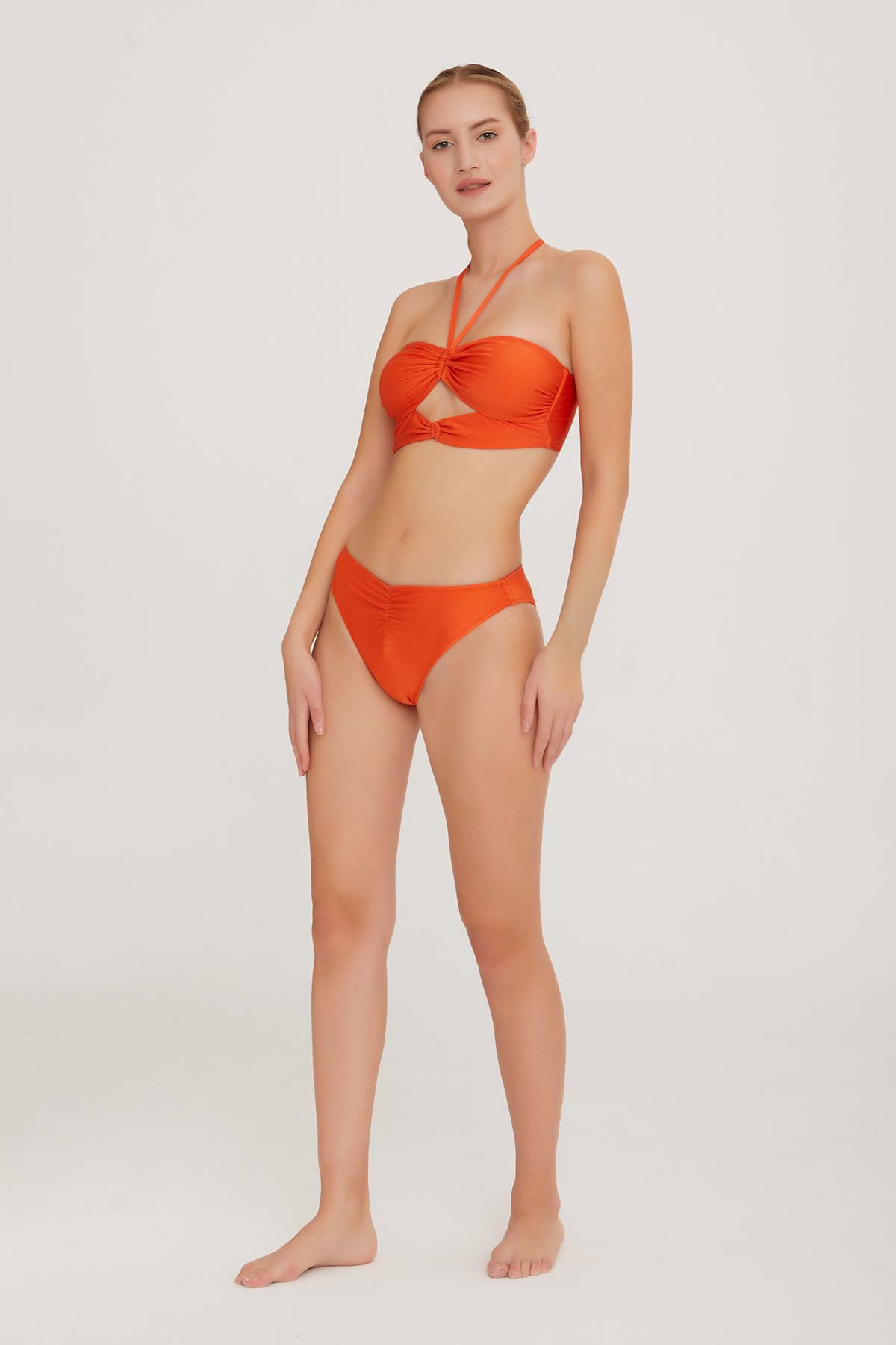Lapieno Kadın Önü Büzgülü Bikini