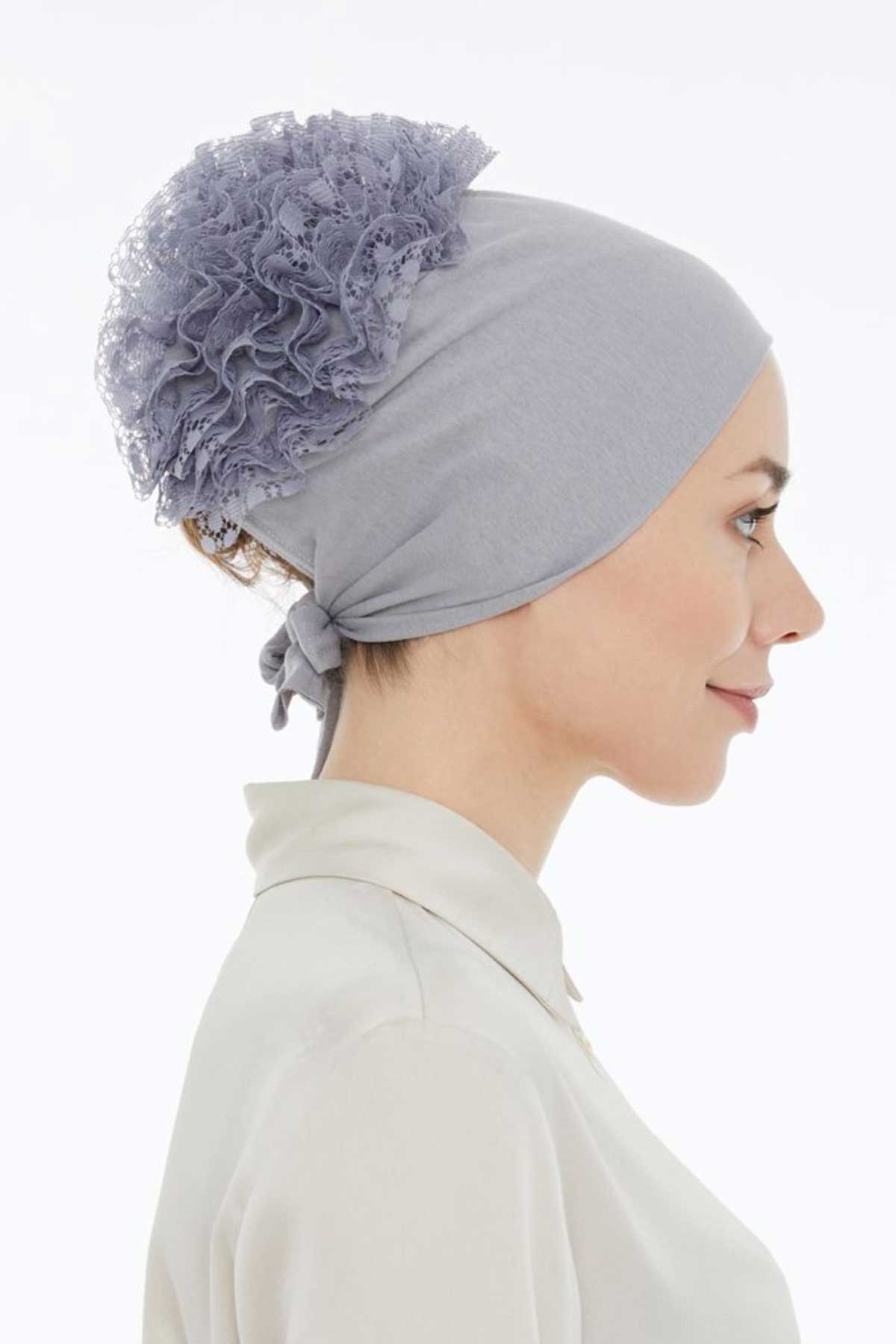 Lavender Bone Dikişsiz Fırfırlı