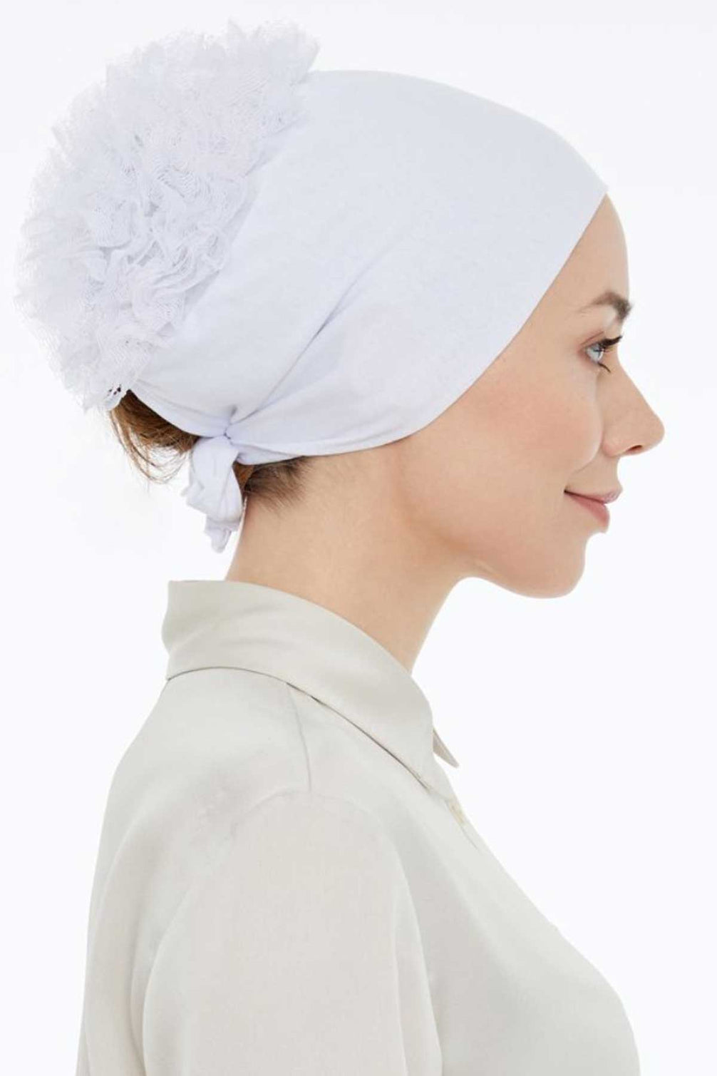 Lavender Bone Dikişsiz Fırfırlı