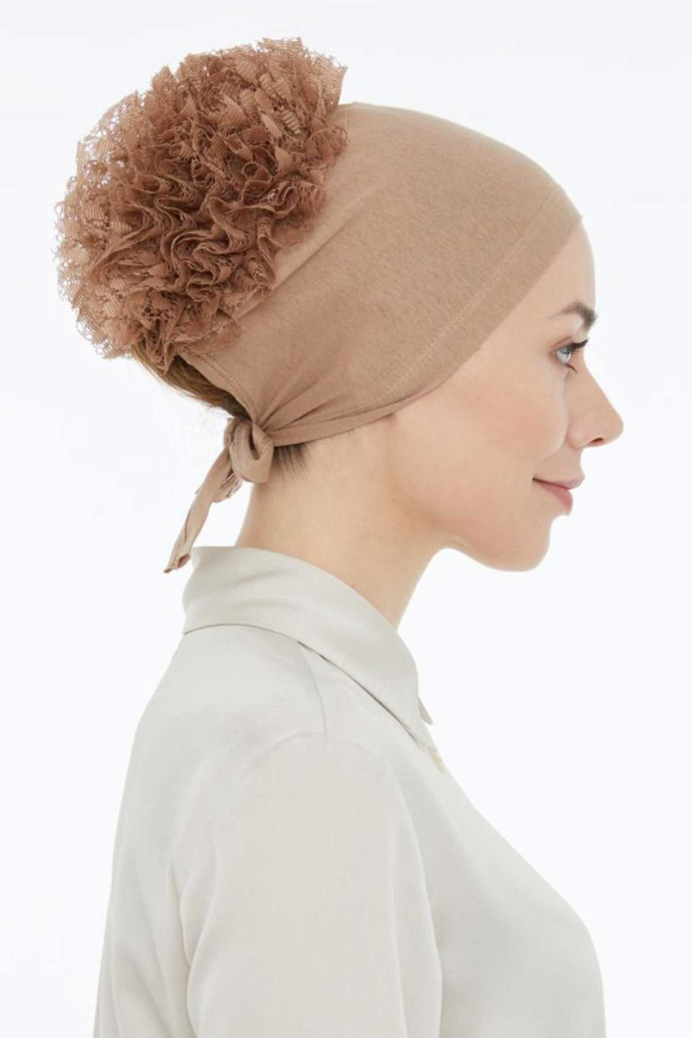 Lavender Bone Dikişsiz Fırfırlı