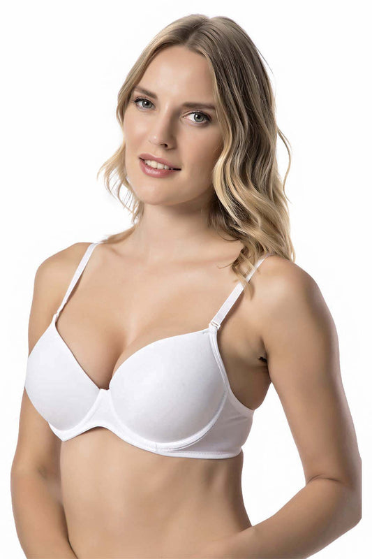 Lejardin Kadın Destekli Sütyen Basic Micro Cup Push Up
