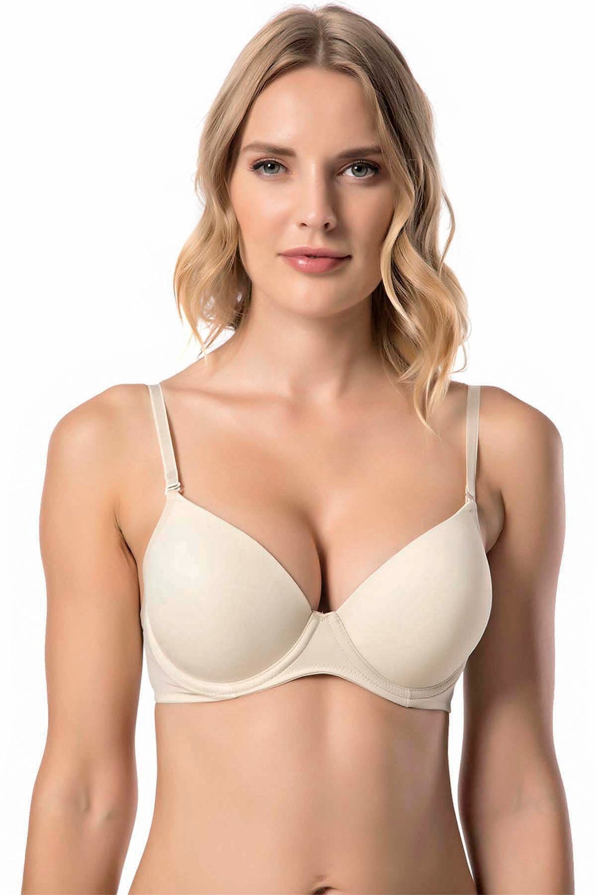 Lejardin Kadın Destekli Sütyen Basic Micro Cup Push Up