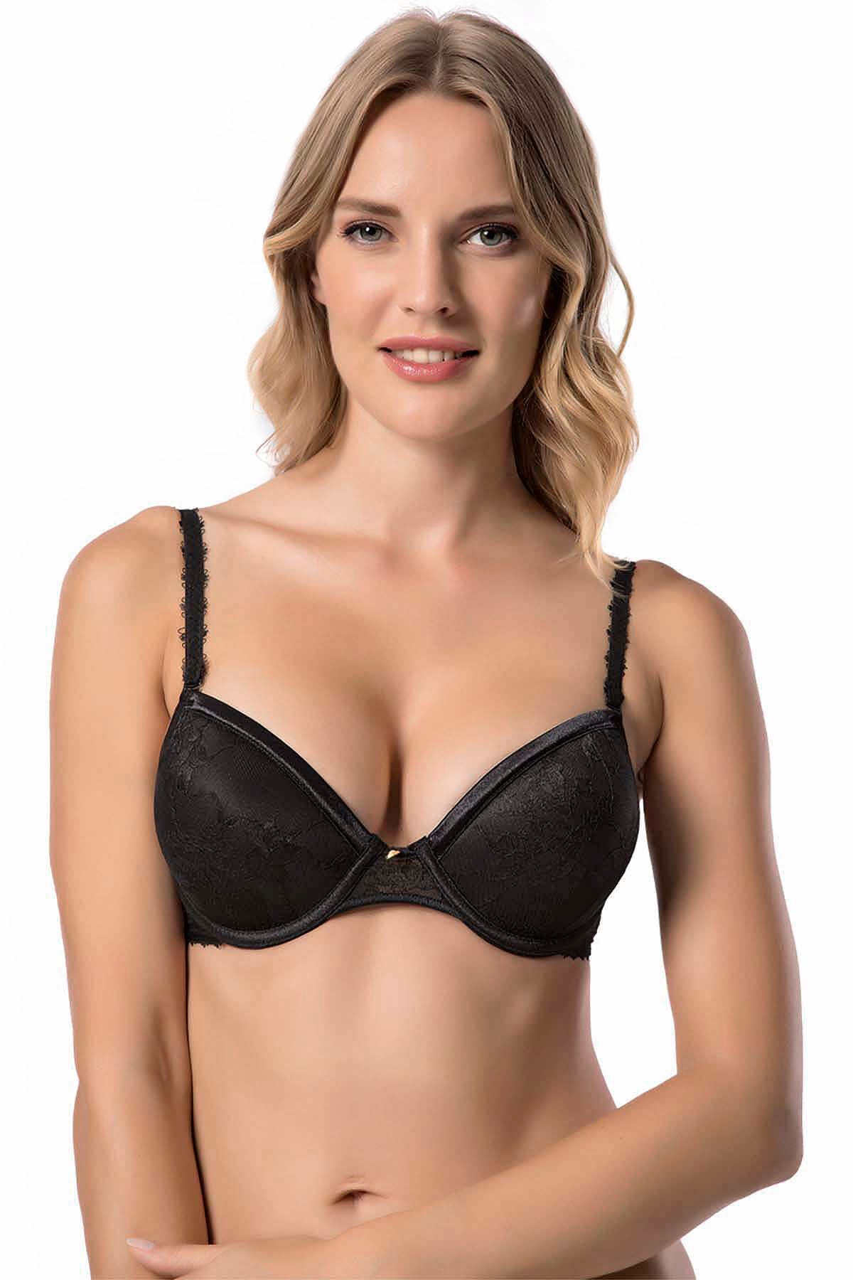 Lejardin Kadın Destekli Sütyen Dantel Push-Up